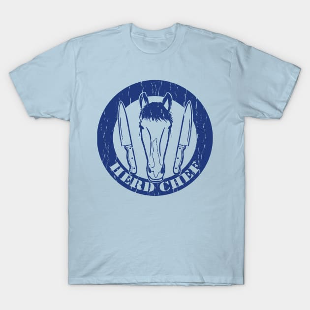 Herd Chef - Blue T-Shirt by Kristal Stittle